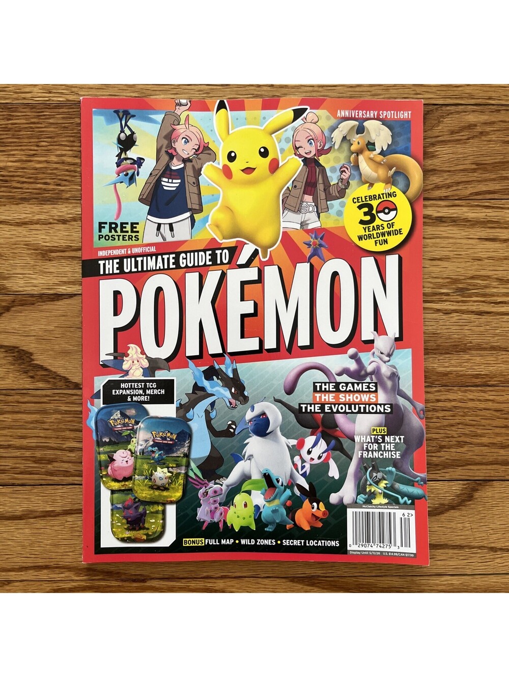NEW The Ultimate Guide to Pokemon Magazine 2026 30 Years Anniversary Free Poster